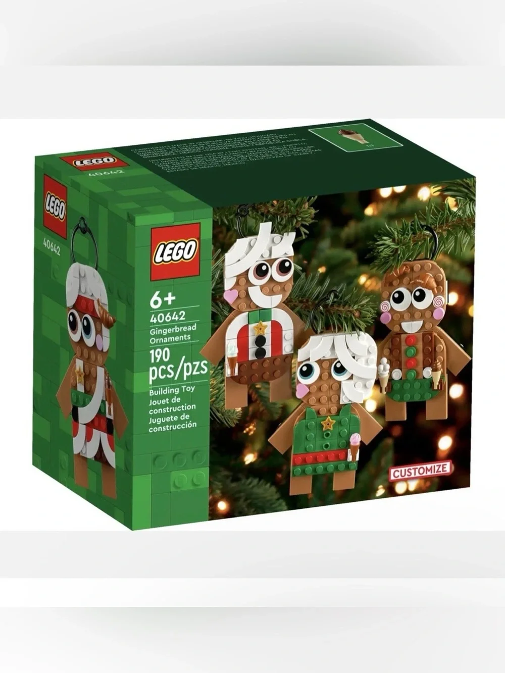 Lego Gingerbread Ornaments Building Set - Seasonal Limited Edition